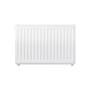Compact 6 - 4TS Horizontal Radiator:  Traffic White (RAL 9016) 400mm H x 600mm L - Compact-6-4TS600W-White-Cutout-01.jpg
