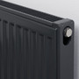 Compact 4 - 6HF Horizontal Radiator:  Anthracite Grey (RAL 7016) 600mm H x 800mm L - Compact-4-HF-Anthracite-Detail-01.jpg