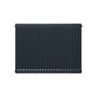 Compact 4 - 6HF Horizontal Radiator:  Anthracite Grey (RAL 7016) 600mm H x 800mm L - Compact-4-6HF800A-Anthracite-Cutout-02.jpg