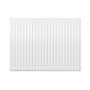 Compact 4 - 6HF Horizontal Radiator:  Traffic White (RAL 9016) 600mm H x 800mm L - Compact-4-6HF800W-White-Cutout-02.jpg