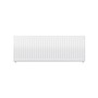 Compact 6 - 4TS Horizontal Radiator:  Traffic White (RAL 9016) 400mm H x 1100mm L - Compact-6-4TS1100W-White-Cutout-01.jpg