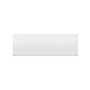 Compact 6 - 4TS Horizontal Radiator:  Traffic White (RAL 9016) 400mm H x 1200mm L - Compact-6-4TS1200W-White-Cutout-01.jpg