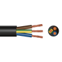 3183Y 3 Core Round Flex (Black with Brown, Blue, Green/Yellow) 2.5mm² x 50m - 3183Y-Black-2000px.png