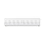Compact 6 - 2TS Horizontal Radiator:  Traffic White (RAL 9016) 200mm H x 900mm L - Compact-6-2TS900W-White-Cutout-02.jpg