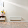 Compact 6 - 2TS Horizontal Radiator:  Traffic White (RAL 9016) 200mm H x 1000mm L - Compact-6-2TS1000W-White-Lifestyle-01.jpg