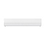 Compact 6 - 2DS Horizontal Radiator:  Traffic White (RAL 9016) 200mm H x 1000mm L - Compact-6-2DS1000W-White-Cutout-01.jpg