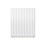 Compact 6 - 6TS Horizontal Radiator:  Traffic White (RAL 9016) 600mm H x 500mm L - Compact-6-6TS500W-White-Cutout-02.jpg