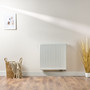 Compact 6 - 7TS Horizontal Radiator:  Traffic White (RAL 9016) 700mm H x 700mm L - Compact-6-7TS700W-White-Lifestyle-01.jpg