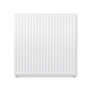 Compact 6 - 7TS Horizontal Radiator:  Traffic White (RAL 9016) 700mm H x 700mm L - Compact-6-7TS700W-White-Cutout-02.jpg