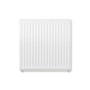 Compact 6 - 6TS Horizontal Radiator:  Traffic White (RAL 9016) 600mm H x 600mm L - Compact-6-6TS600W-White-Cutout-02.jpg