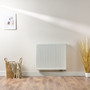 Compact 6 - 7TS Horizontal Radiator:  Traffic White (RAL 9016) 700mm H x 800mm L - Compact-6-7TS800W-White-Lifestyle-01.jpg