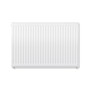 Compact 6 - 6TS Horizontal Radiator:  Traffic White (RAL 9016) 600mm H x 900mm L - Compact-6-6TS900W-White-Cutout-02.jpg