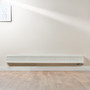 Compact 6 - 2DS Horizontal Radiator:  Traffic White (RAL 9016) 200mm H x 2000mm L - Compact-6-2DS2000W-White-Lifestyle-01.jpg