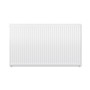 Compact 4 - 7TS Horizontal Radiator:  Traffic White (RAL 9016) 700mm H x 1200mm L - Compact-6-7TS1200W-White-Cutout-02.jpg