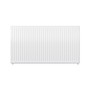 Compact 6 - 6TS Horizontal Radiator:  Traffic White (RAL 9016) 600mm H x 1100mm L - Compact-6-6TS1100W-White-Cutout-01.jpg