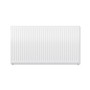 Compact 6 - 6TS Horizontal Radiator:  Traffic White (RAL 9016) 600mm H x 1100mm L - Compact-6-6TS1100W-White-Cutout-02.jpg