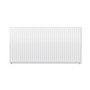 Compact 6 - 6TS Horizontal Radiator:  Traffic White (RAL 9016) 600mm H x 1200mm L - Compact-6-6TS1200W-White-Cutout-02.jpg