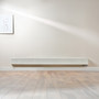 Compact 6 - 2DS Horizontal Radiator:  Traffic White (RAL 9016) 200mm H x 2400mm L - Compact-6-2DS2400W-White-Lifestyle-01.jpg