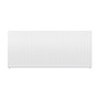 Compact 6 - 7TS Horizontal Radiator:  Traffic White (RAL 9016) 700mm H x 1600mm L - Compact-6-7TS1600W-White-Cutout-01.jpg