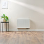 Compact 6 - 5TS Horizontal Radiator:  Traffic White (RAL 9016) 500mm H x 700mm L - Compact-6-5TS700W-White-Lifestyle-01.jpg