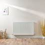 Compact 4 - 7SF Horizontal Radiator:  Traffic White (RAL 9016) 700mm H x 1100mm L - Compact-4-7SF1100W-White-Lifestyle-01.jpg
