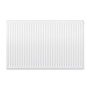 Compact 4 - 7SF Horizontal Radiator:  Traffic White (RAL 9016) 700mm H x 1100mm L - Compact-4-7SF1100W-White-Cutout-01.jpg