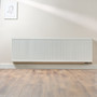 Compact 6 - 6TS Horizontal Radiator:  Traffic White (RAL 9016) 600mm H x 2000mm L - Compact-6-6TS2000W-White-Lifestyle-01.jpg
