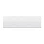 Compact 6 - 6TS Horizontal Radiator:  Traffic White (RAL 9016) 600mm H x 2000mm L - Compact-6-6TS2000W-White-Cutout-02.jpg