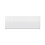 Compact 6 - 5TS Horizontal Radiator:  Traffic White (RAL 9016) 500mm H x 1400mm L - Compact-6-5TS1400W-White-Cutout-02.jpg