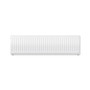 Compact 6 - 3QS Horizontal Radiator:  Traffic White (RAL 9016) 300mm H x 1100mm L - Compact-6-3QS1100W-White-Cutout-01.jpg