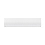 Compact 4 - 3QS Horizontal Radiator:  Traffic White (RAL 9016) 300mm H x 1300mm L - Compact-6-3QS1300W-White-Cutout-02.jpg