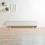 Compact 6 - 3QS Horizontal Radiator:  Traffic White (RAL 9016) 300mm H x 1800mm L - Compact-6-3QS1800W-White-Lifestyle-01.jpg