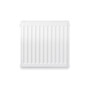 Compact 4 - 4HF Horizontal Radiator:  Traffic White (RAL 9016) 400mm H x 400mm L - Compact-4-4HF400W-White-Cutout-01.jpg