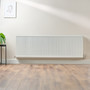 Compact 4 - 6DF Horizontal Radiator:  Traffic White (RAL 9016) 600mm H x 1800mm L - Compact-4-6DF1800W-White-Lifestyle-01.jpg