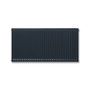 Compact 4 - 6SF Horizontal Radiator:  Anthracite Grey (RAL 7016) 600mm H x 1200mm L - Compact-4-6SF1200A-Anthracite-Cutout-01.jpg
