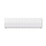 Compact 6 - 2QS Horizontal Radiator:  Traffic White (RAL 9016) 200mm H x 800mm L - Compact-6-2QS800W-White-Cutout-01.jpg