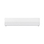 Compact 6 - 2QS Horizontal Radiator:  Traffic White (RAL 9016) 200mm H x 900mm L - Compact-6-2QS900W-White-Cutout-02.jpg
