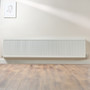 Compact 4 - 5SF Horizontal Radiator:  Traffic White (RAL 9016) 500mm H x 2200mm L - Compact-4-5SF2200W-White-Lifestyle-01.jpg