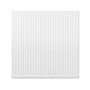 Compact 4 - 9SF Horizontal Radiator:  Traffic White (RAL 9016) 900mm H x 900mm L - Compact-4-9SF900W-White-Cutout-01.jpg