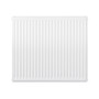 Compact 4 - 7HF Horizontal Radiator:  Traffic White (RAL 9016) 700mm H x 800mm L - Compact-4-7HF800W-White-Cutout-02.jpg
