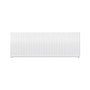 Compact 4 - 5HF Horizontal Radiator:  Traffic White (RAL 9016) 500mm H x 1400mm L - Compact-4-5HF1400W-White-Cutout-01.jpg
