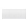 Compact 4 - 7HF Horizontal Radiator:  Traffic White (RAL 9016) 700mm H x 1600mm L - Compact-4-7HF1600W-White-Cutout-02.jpg