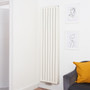 Smyrna 1800 Vertical Radiator: Pure White (RAL 9010) 1800mm H x 485mm L - Smyrna-SMY1807W-White-Lifestyle-02.jpg