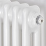 2 Column 500 Horizontal Radiator: Traffic White (RAL 9016) 500mm H x 997mm L - 2-Column-White-Detail-01.jpg