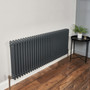3 Column 600 Horizontal Radiator: Anthracite Grey (RAL 7016) 600mm H x 1440mm L - 3-Column-C3061432A-Anthracite-Lifestyle-01.jpg