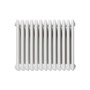 4 Column 500 Horizontal Radiator: Traffic White (RAL 9016) 500mm H x 598mm L - 4-Column-C4050613W-White-Cutout-02.jpg