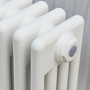4 Column 600 Horizontal Radiator: Traffic White (RAL 9016) 600mm H x 421mm L - 4-Column-White-Detail-01.jpg