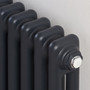 2 Column 900 Horizontal Radiator: Anthracite Grey (RAL 7016) 900mm H x 376mm L - 2-Column-Anthracite-Detail-01.jpg