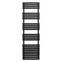 Poplar. Towel Rail: Jet Black (RAL 9005) 1730mm H x 500mm L - Clearance-Poplar-5PO17-B-Black.jpg