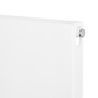 Planal PSF Radiator for Hampton Towel Rail: Traffic White (RAL 9016) 700mm H x 509mm L - Planal-Horizontal-PSS-White-Detail-01.jpg